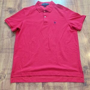 U.S. Polo Assn. Men's Red Polo Shirt L